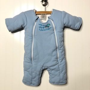 Baby Merlin Magic Sleep Suit Blue size 6-9 Months